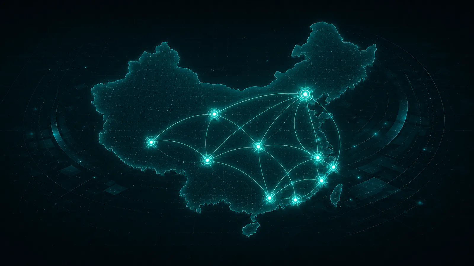 即享影像全国直营服务网络示意图